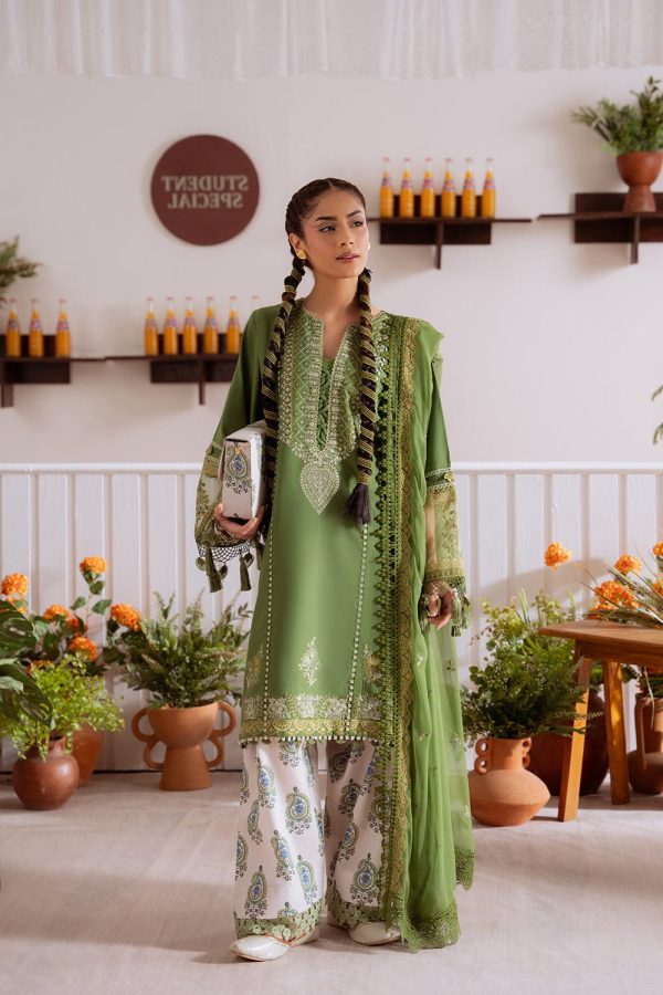 Unstitched Digital Printed and Embroidered Lawn 3-Piece CO-514A