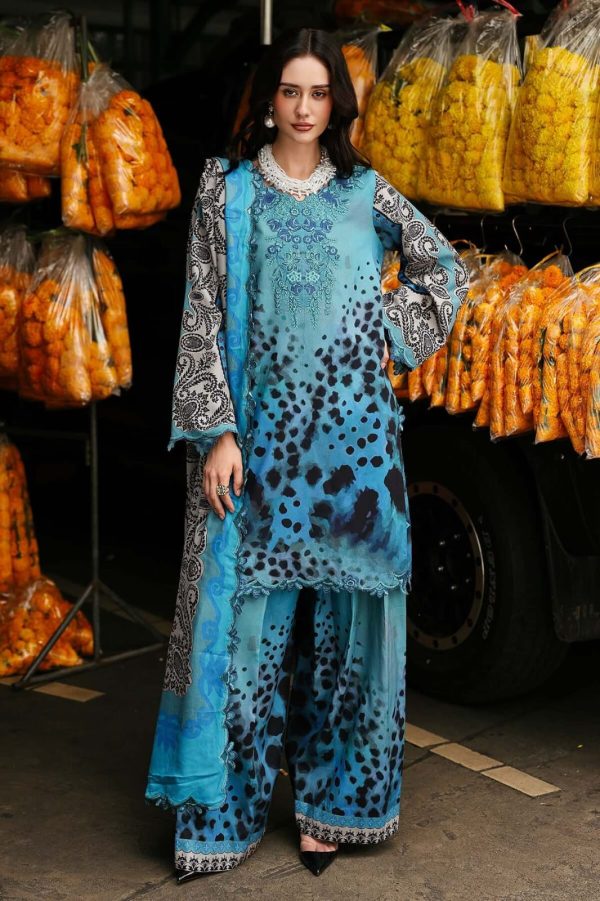 3 Piece Unstitched Khaddar Suit with Printed Khaddar Dupatta