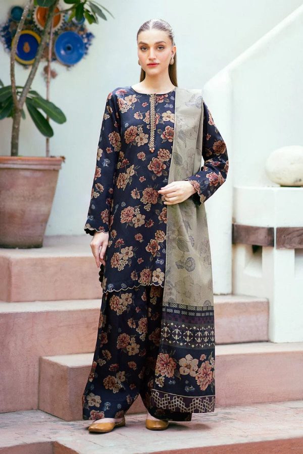 Digital Print Lawn 3 Piece BQ-412